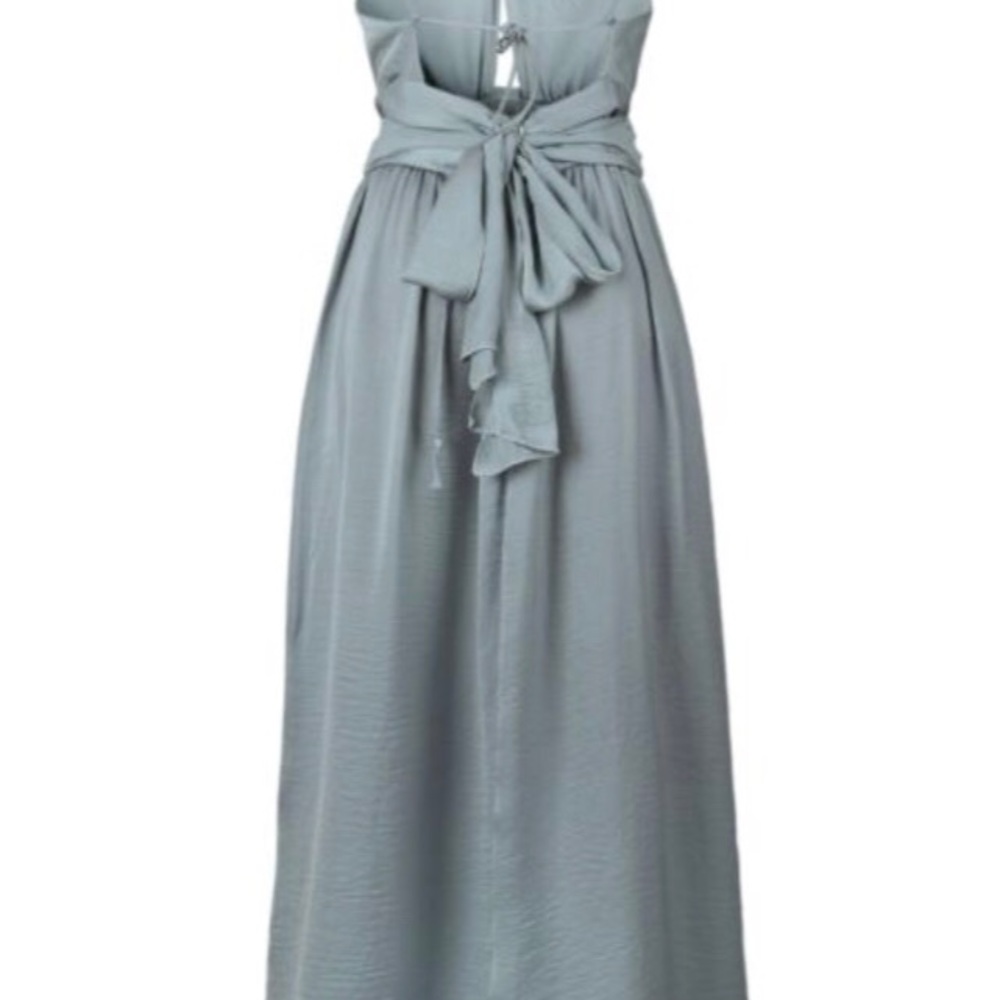 Gray Sling Starppy Back Maxi - Dress - Picture 4 of 7